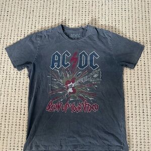 Lucky Brand Gray Graphic Tee